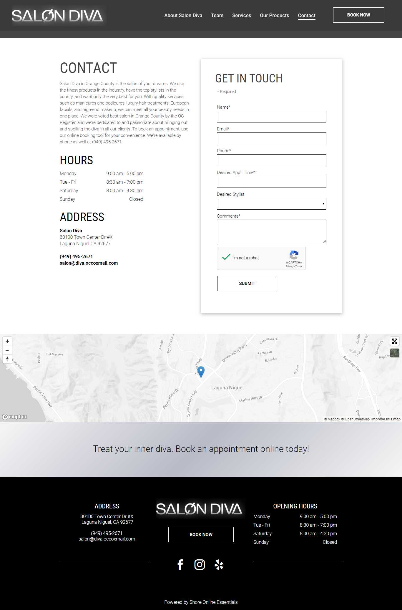 Hair and Beauty Salon | Gorgeous Themes