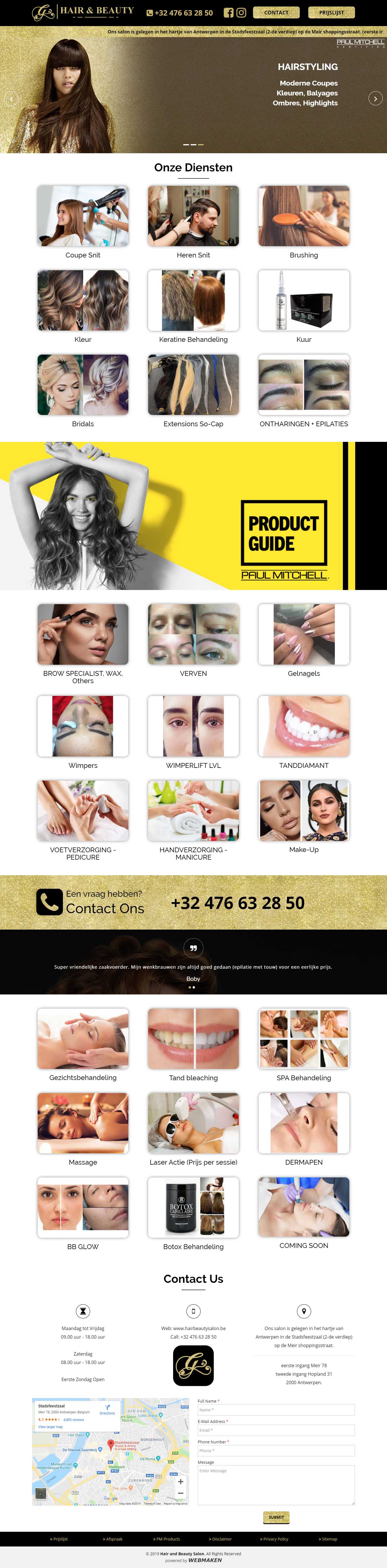 Hair and Beauty Salon | Gorgeous Themes