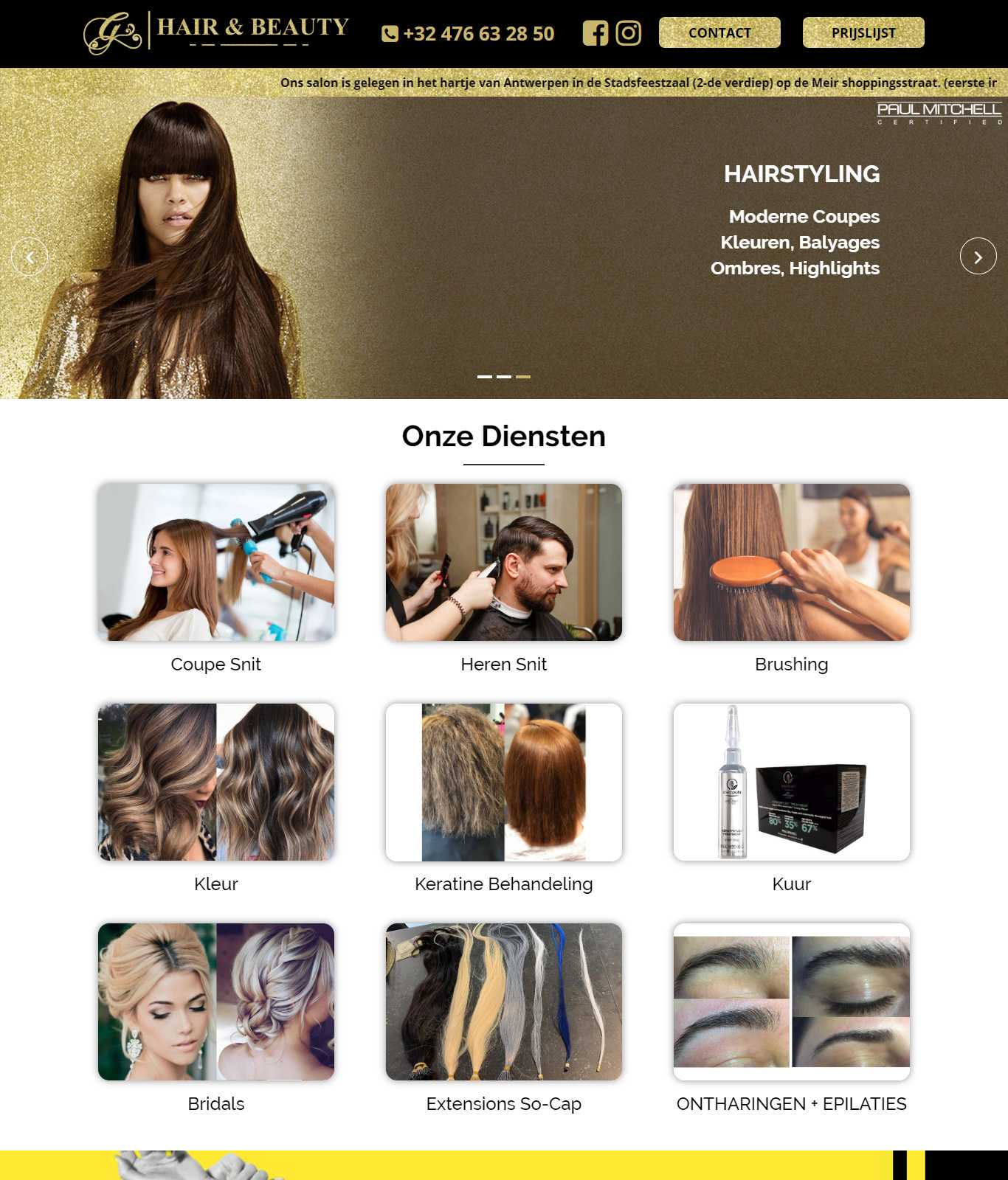 Beauty Salon Websites | Webmaken | +32 487 20 44 24