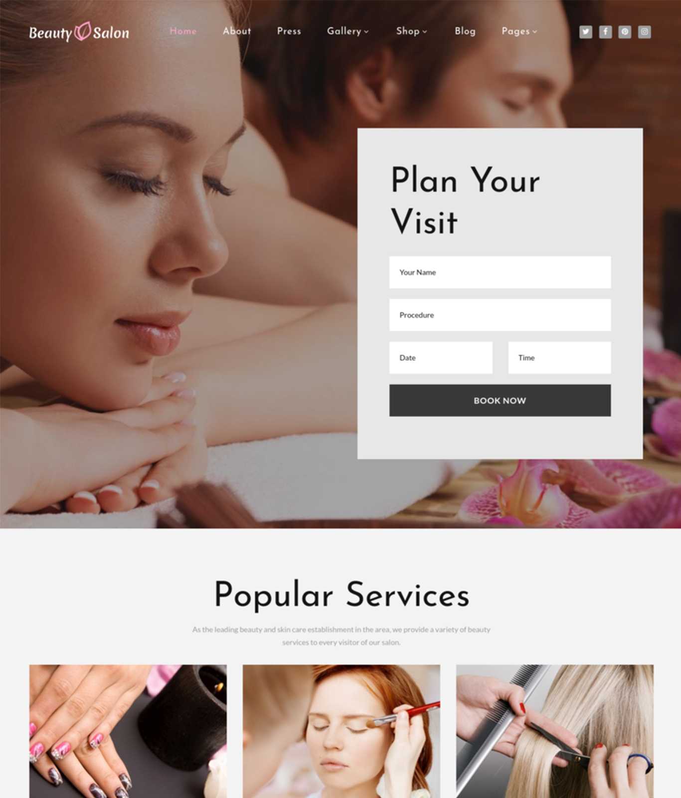 Beauty Salon Websites | Webmaken | +32 487 20 44 24